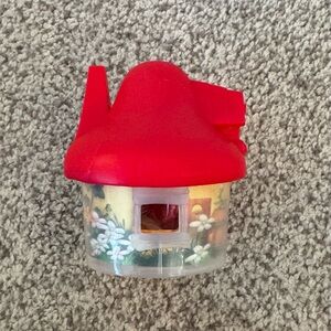 NEW  2017 McDonald’s Happy Meal Toy Smurfs The Lost Village #1 RED HOUSE